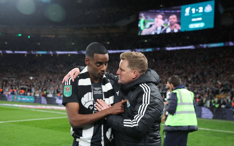 Alexander Isak, în vremurile bune de la Necastle cu managerul Eddie Howe / Foto: Imago Continuă războiul dintre Newcastle și Isak » Ultimul mesaj trimis atacantului: „Am fost clari”