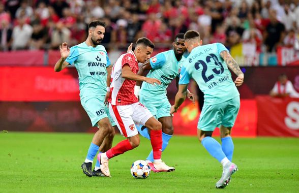 Cu doi fotbaliști eliminați, Dinamo rezistă în fața revelației UTA » Repriză incendiară pe Arena Națională! Clasamentul ACUM