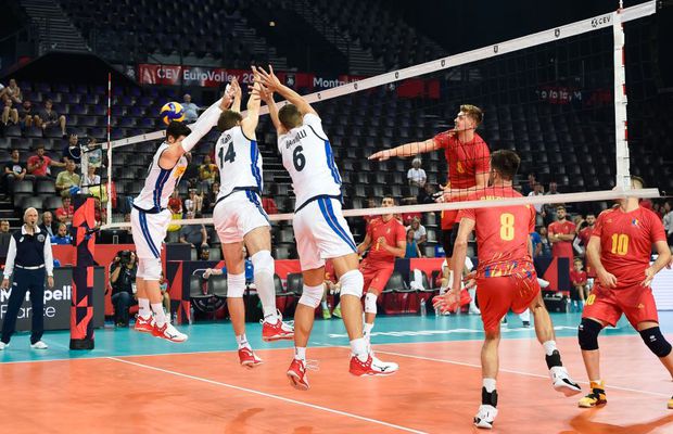 ROMÂNIA - ITALIA 1-3, Campionatul European // VIDEO „Tricolorii” au cedat din nou, chiar dacă au câștigat primul set de la startul competiției