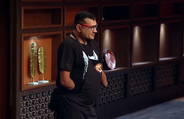 VIDEO Angajatul lui Dinamo cu mâini amputate a gătit la „Chefi la cuțite” » Cazul emoționant al lui Florin Buricea