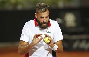 VIDEO Benoit Paire a făcut scandal la Roma! S-a certat cu arbitrul și a refuzat să mai joace