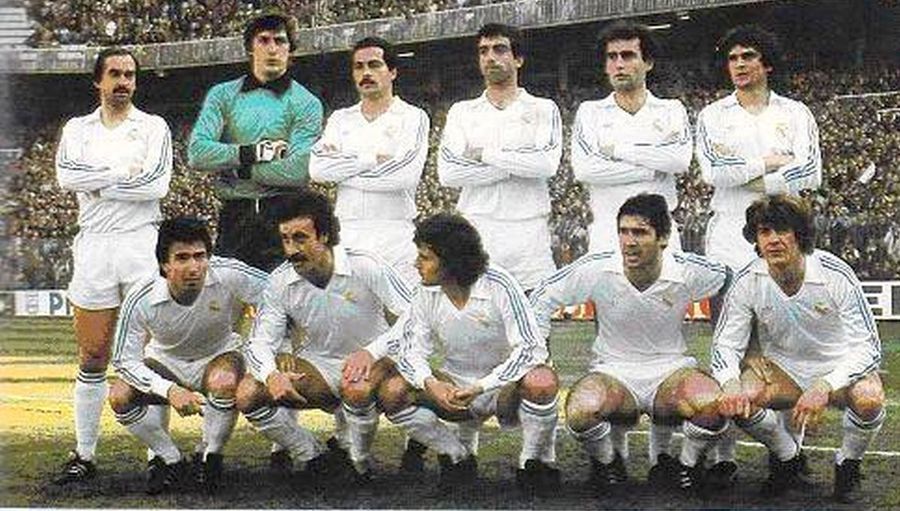O echipă a Realului din stagiunea '82-'83 / FOTO Facebook 40 de ani de la cel mai şocant 0-0 din fotbalul românesc: Real Madrid n-a putut bate locul 9 din Divizia B!