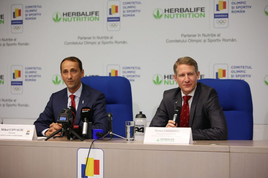 Herbalife Nutrition a fost desemnat „Partener în Nutriție” al Comitetului Olimpic și Sportiv Român