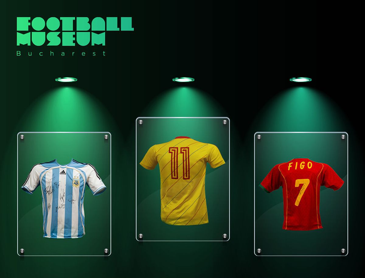 Tricourile legendare ale lui Hagi și Maradona vor fi expuse la noul Muzeu al Fotbalului București, care se pregătește de inaugurare