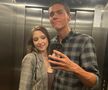 David Popovici, alături de iubita lui, Taisia / Sursă foto: Instagram