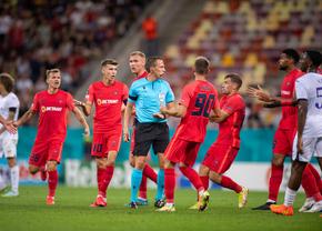 Două penalty-uri evidente trecute cu vederea în FCSB - Anderlecht! Decizii inexplicabile ale arbitrului austriac