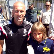 Vraciu, alături de Zidane