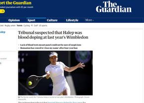 The Guardian scrie că Halep e suspectă de dopaj și la Wimbledon: „Avea de 46 de ori mai mult roxadustat decât o femeie de înălțimea și greutatea ei”