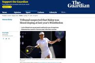 The Guardian scrie că Halep e suspectă de dopaj și la Wimbledon: „Avea de 46 de ori mai mult roxadustat decât o femeie de înălțimea și greutatea ei”