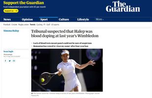 The Guardian scrie că Halep e suspectă de dopaj și la Wimbledon: „Avea de 46 de ori mai mult roxadustat decât o femeie de înălțimea și greutatea ei”
