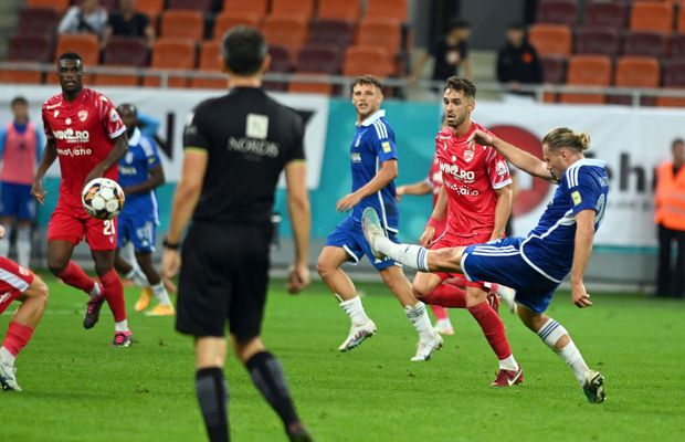 Fotbal-apă de ploaie pe Arena Națională » Dinamo, răpusă de execuția fabuloasă a lui Baeten! Clasamentul ACUM