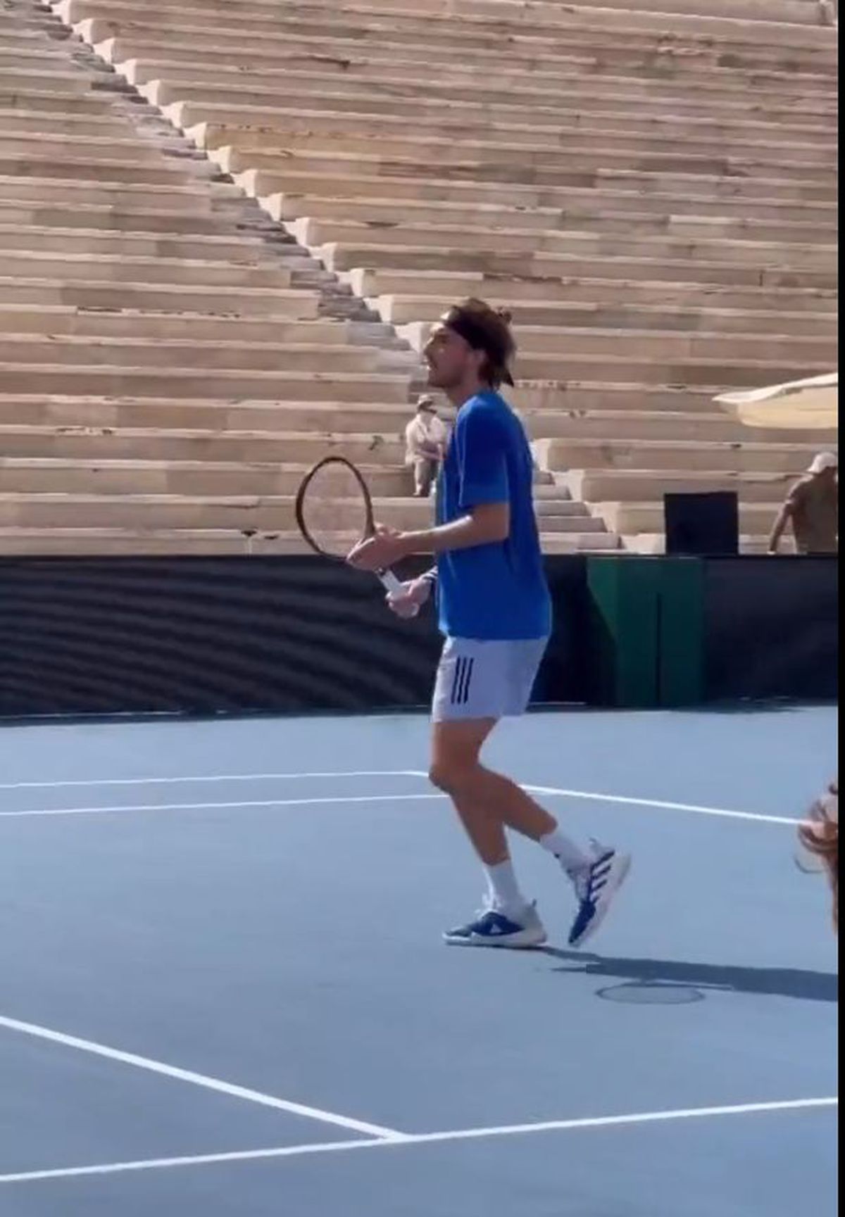 Tenis în Cupa Davis pe Panathenaic, stadionul istoric al Greciei