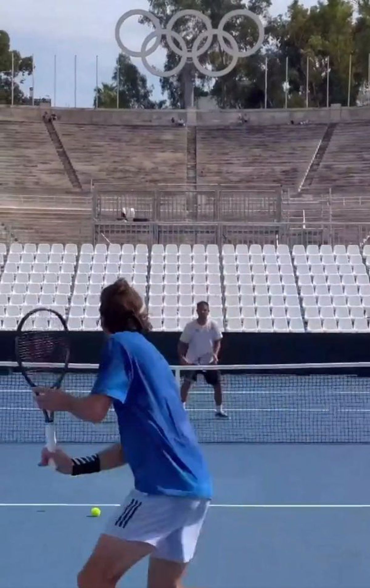 Tenis în Cupa Davis pe Panathenaic, stadionul istoric al Greciei