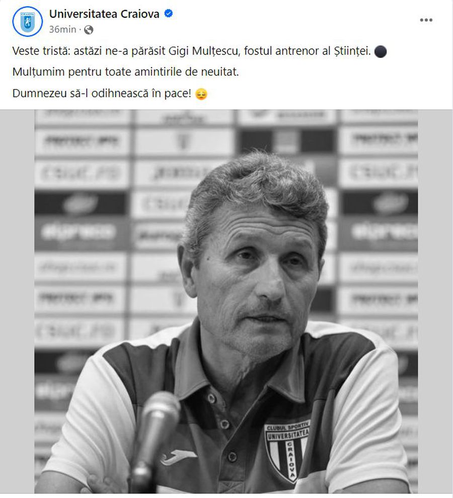 Ionel Dănciulescu, la aflarea veștii că Gigi Mulțescu a murit: „Nu doar un mare jucător și antrenor, dar mai ales un mare om. Îi voi fi mereu recunoscător!”