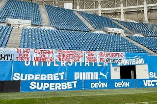 Mesaje MACABRE la adresa lui Mititelu, chiar în arena „Ion Oblemenco”: „Înmormântarea ta, sărbătoarea noastră”