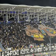 Scenografii spectaculoase la meciul Petrolul - Dinamo, din Superligă. Foto: Andrei Crăițoiu (GSP.RO)