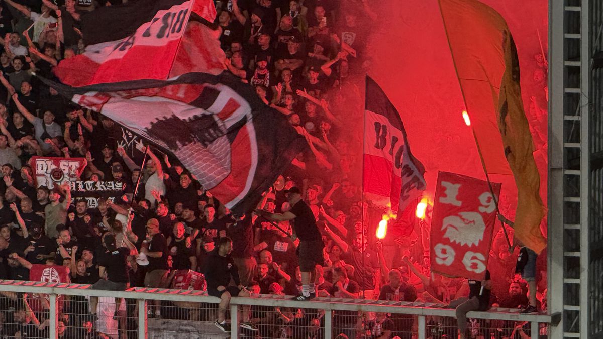 Scenografii FABULOASE la Petrolul - Dinamo! Reverență pentru trei boxeri uriași ai Ploieștiului + torțe și fumigene în peluza „câinilor”