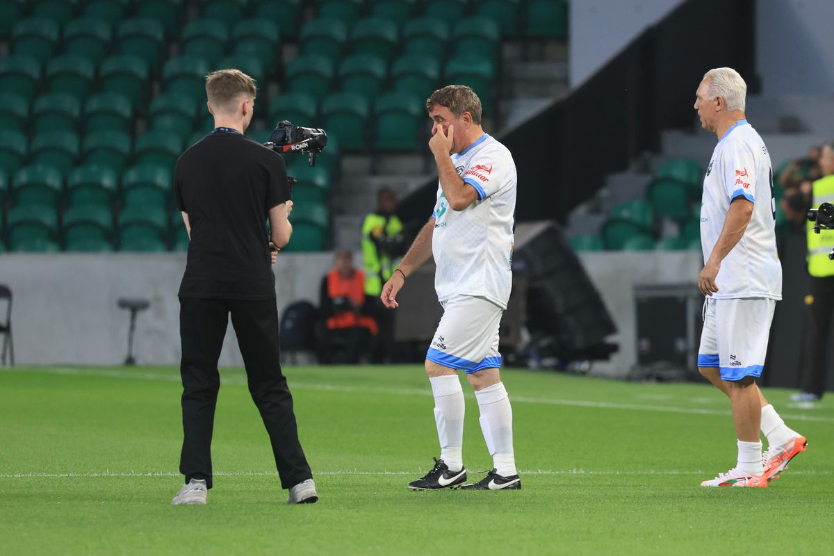 Gică Hagi, la Legends Charity Game