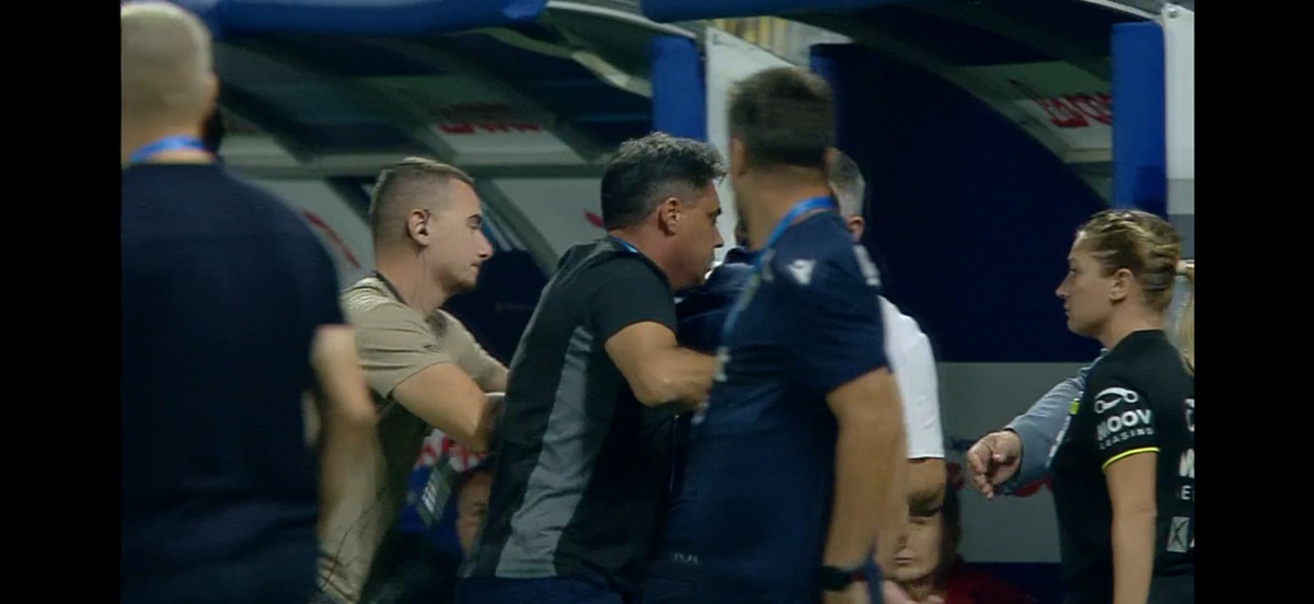 Gesturi huliganice la Ploiești » Oficialul Petrolului a vrut să sară la bătaie cu Andrei Chivulete și-a fost luat pe sus de oamenii din club