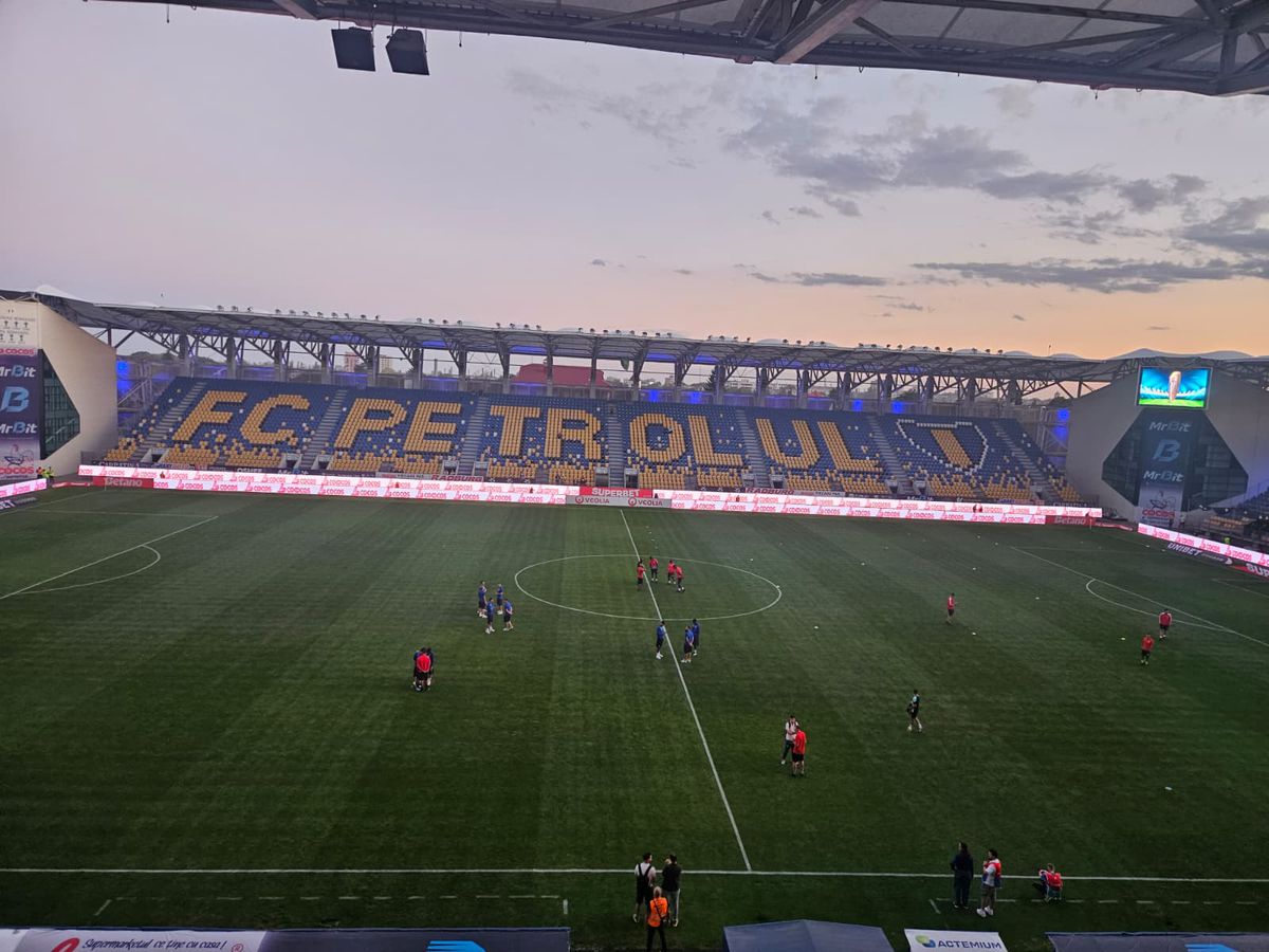 Petrolul - Dinamo, imagini înaintea partidei de pe „Ilie Oană”