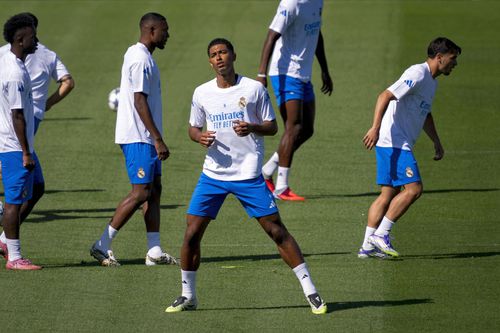 Jude Bellingham (22 de ani), mijlocașul lui Real Madrid, a revenit în lot după două luni. Englezul a prins foaia pentru meciul cu Marseille, din prima etapă a grupei de Champions League/ foto: Imago Images