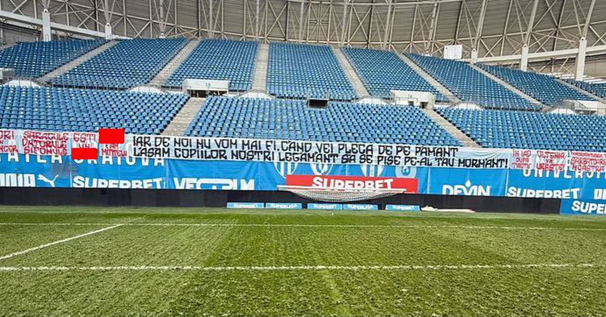 Mesaje MACABRE la adresa lui Mititelu, chiar în arena „Ion Oblemenco”: „Înmormântarea ta, sărbătoarea noastră”