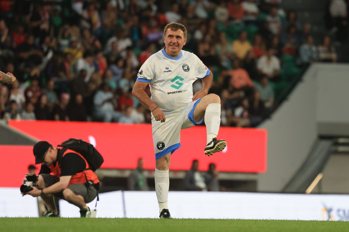 Gică Hagi, la Legends Charity Game