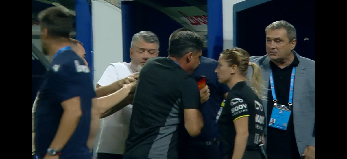 Gesturi huliganice la Ploiești » Oficialul Petrolului a vrut să sară la bătaie cu Andrei Chivulete și-a fost luat pe sus de oamenii din club