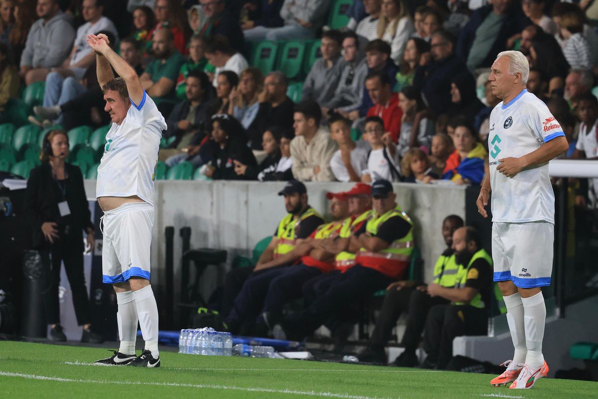 Gică Hagi în Legends Charity Game/ foto: Ionuț Iordache GSP