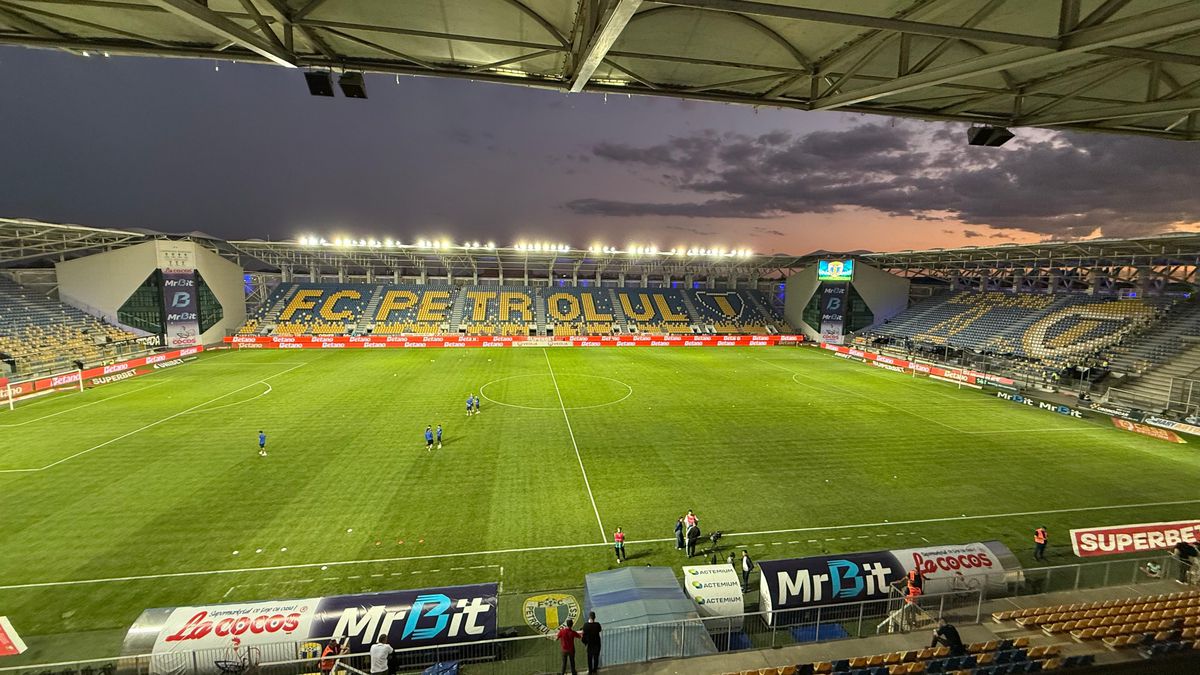 Petrolul - Dinamo, imagini înaintea partidei de pe „Ilie Oană”