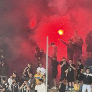 Scenografii spectaculoase la meciul Petrolul - Dinamo, din Superligă. Foto: Andrei Crăițoiu (GSP.RO)