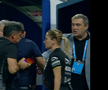 Directorul sportiv al Petrolului, Paul Pintilie, comportament de ultras. Foto: captură