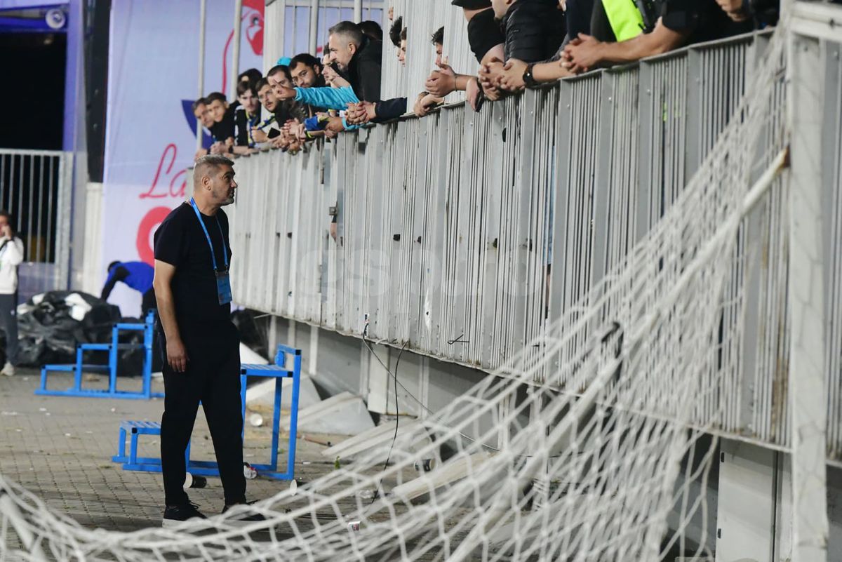 Imagini incredibile la finalul meciului Petrolul - Dinamo