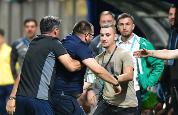 Gesturi huliganice la Ploiești » Oficialul Petrolului a vrut să sară la bătaie cu Andrei Chivulete și-a fost luat pe sus de oamenii din club