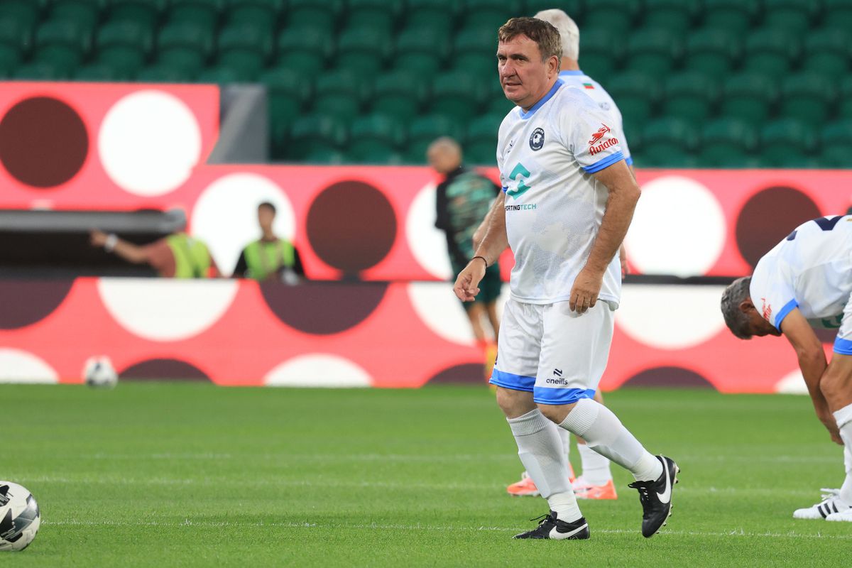 Gică Hagi, la Legends Charity Game