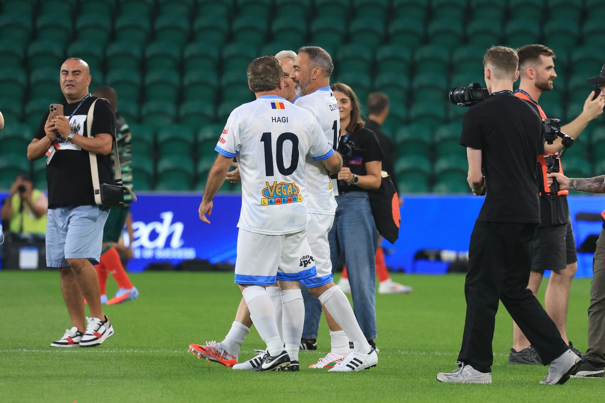 Gică Hagi, la Legends Charity Game