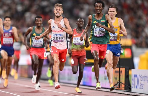 Atletul francez Jimmy Gressier, 28 de ani, a devenit campion mondial la 10.000 de metri, foto: Guliver/.gettyimages