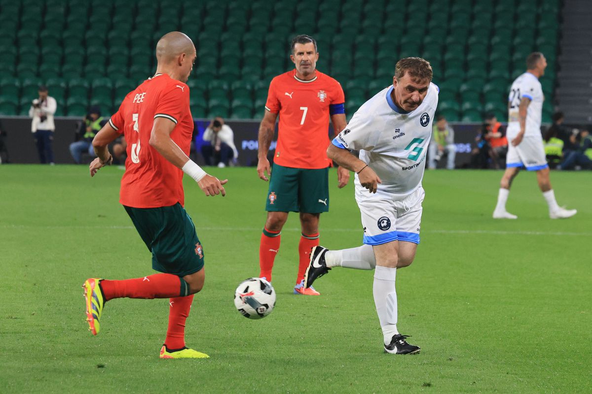 Gică Hagi în Legends Charity Game/ foto: Ionuț Iordache GSP