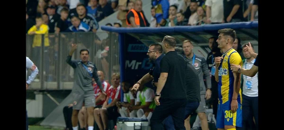 Gesturi huliganice la Ploiești » Oficialul Petrolului a vrut să sară la bătaie cu Andrei Chivulete și-a fost luat pe sus de oamenii din club