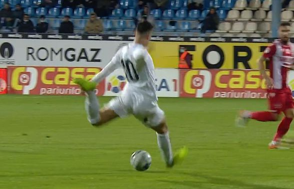 Ronaldo Deaconu, goluri excepționale în Gaz Metan - Dinamo: „Exact ca Gică Hagi”