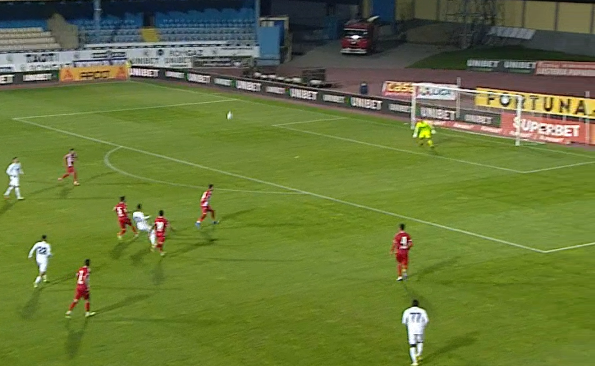 Ronaldo Deaconu, goluri excepționale în Gaz Metan - Dinamo: „Exact ca Gică Hagi”