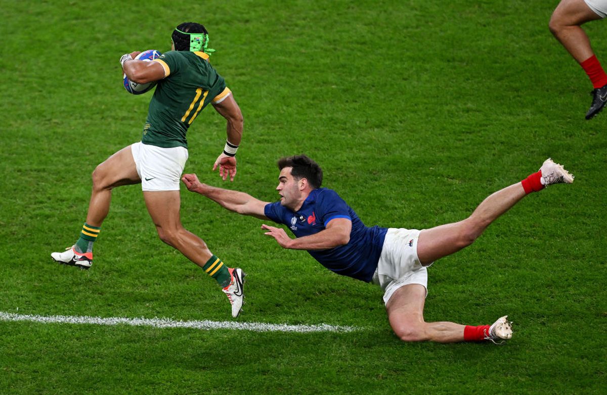 Cele mai spectaculoase imagini din Franța - Africa de Sud, sfert la Cupa Mondială de rugby