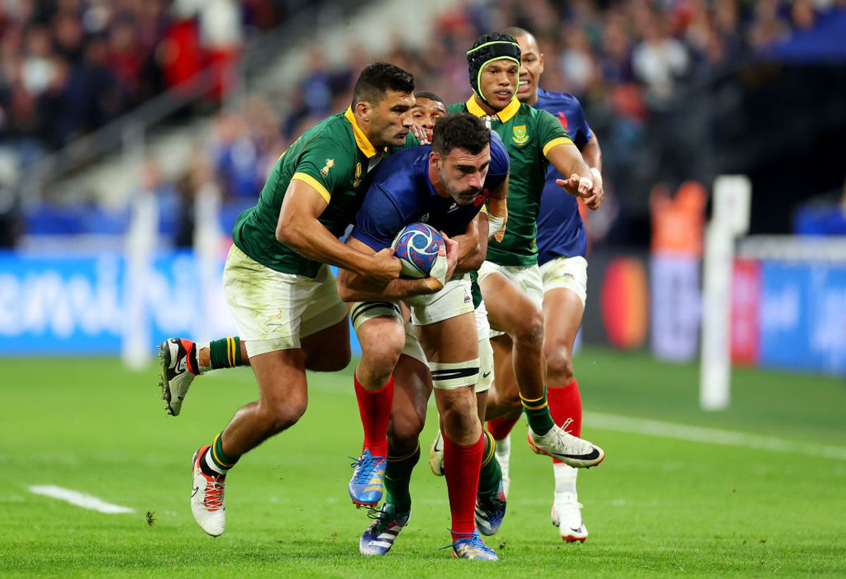 Cele mai spectaculoase imagini din Franța - Africa de Sud, sfert la Cupa Mondială de rugby