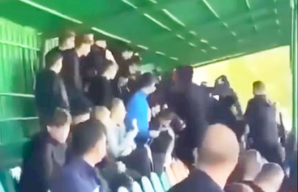 S-au luat la bătaie printre părinți! » Scene violente la derby-ul din Liga Elitelor U16. Atenție, imagini dure!