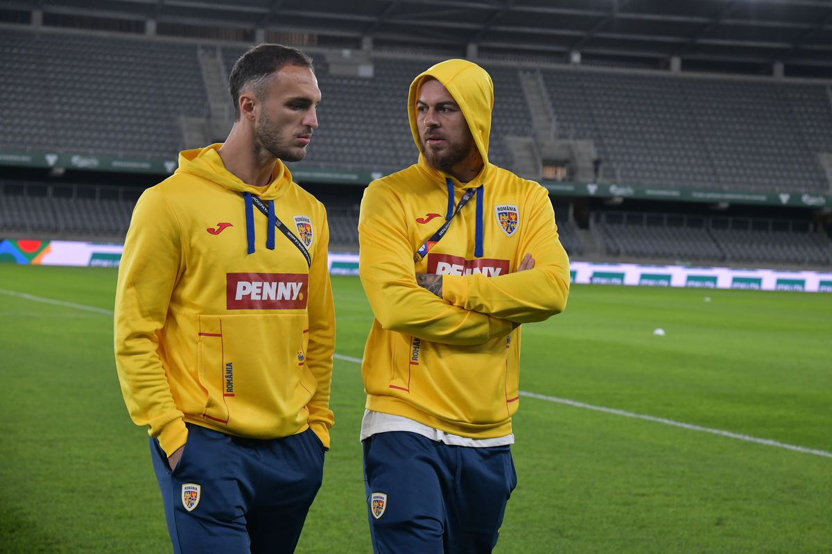 Naționala României a inspectat gazonul înainte de meciul cu Lituania