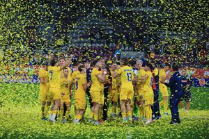 Imagini senzaționale pe Giulești » „Tricolorii” au făcut „hora bucuriei” după calificarea la EURO 2025