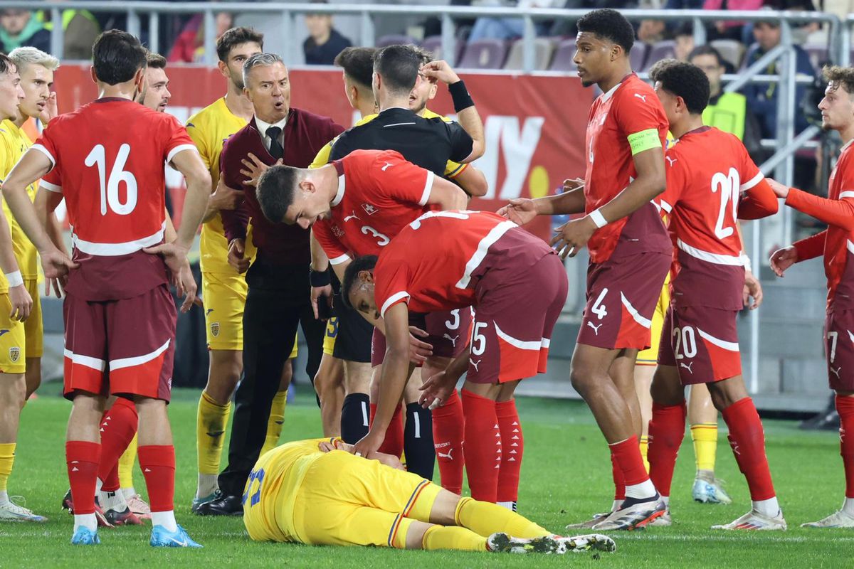 Imagini de la România U21 - Elveția U21 / Foto: Ionuț Iordache GSP