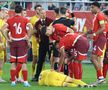 Daniel Pancu a intrat pe teren și aproape că l-a bruscat pe arbitrul meciului România U21 - Elveția U21. Foto: Ionuț Iordache GSP