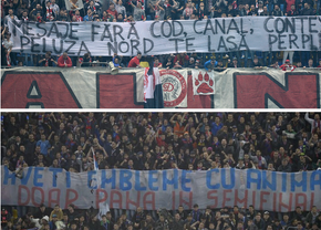 „Un paradox în continuare / FC Gazde joacă în deplasare” sau „În Europa ați ieșit din anonimat / Doar că ne sunteți rivali în campionat” » Cele mai tari 100 mesaje afișate la Dinamo - FCSB