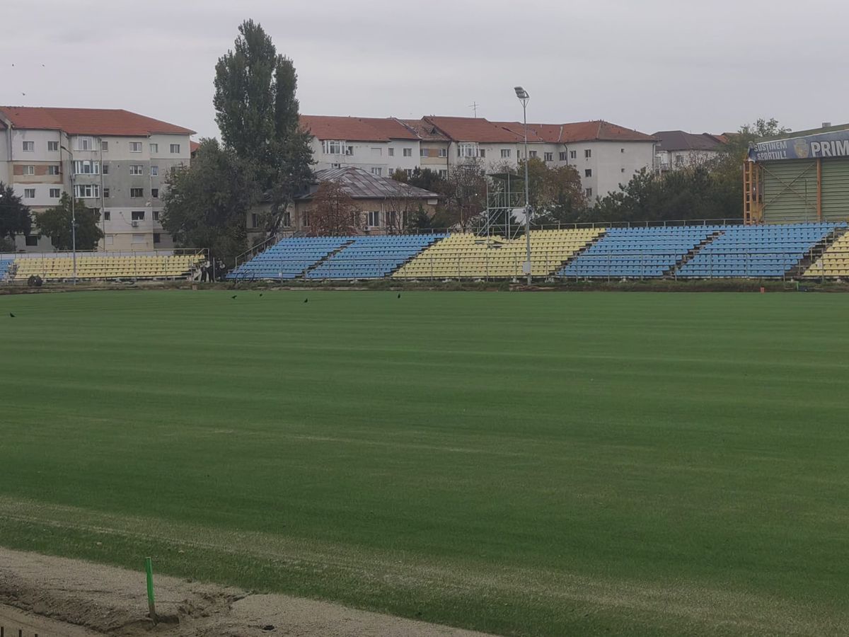 Cum arată lucrările la stadionul din Slobozia